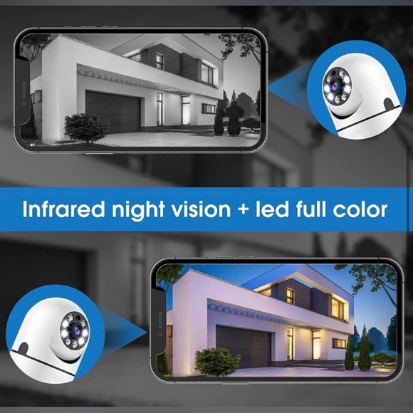 NEW Indoor Light Bulb WiFI Security Camera, Two Way Audio & Motion Detection - Picture 7 of 8